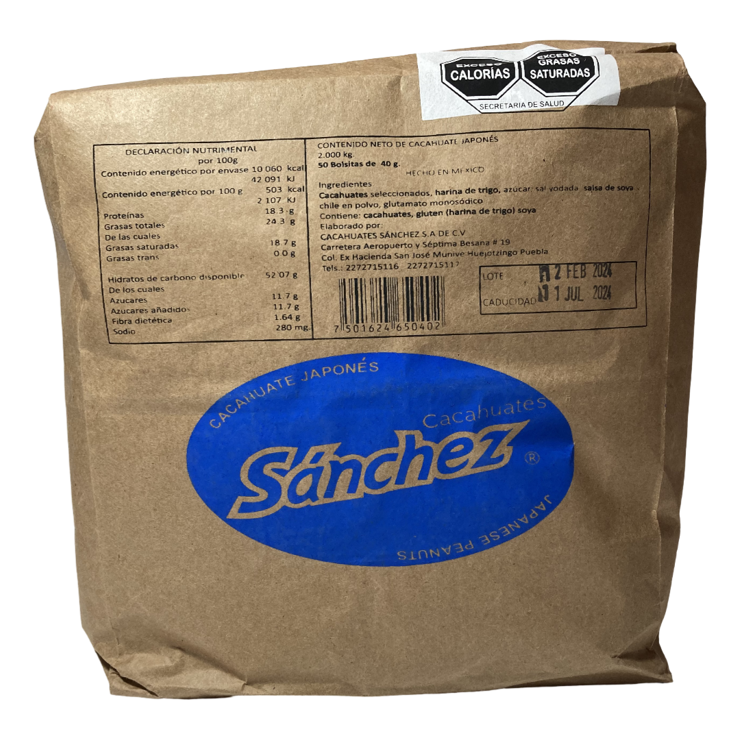 SANCHEZ JAPONES 40 GR 6/50 PZ
