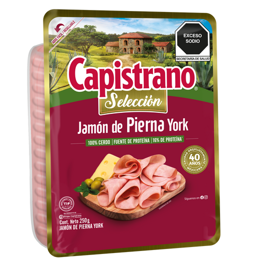 JAMON PIERNA YORK CAPISTRANO 250GRS