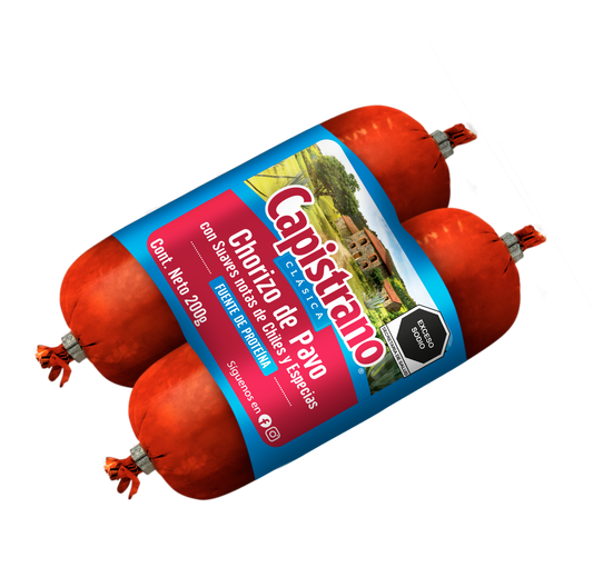 CHORIZO DE PAVO CAPISTRANO 200GRS