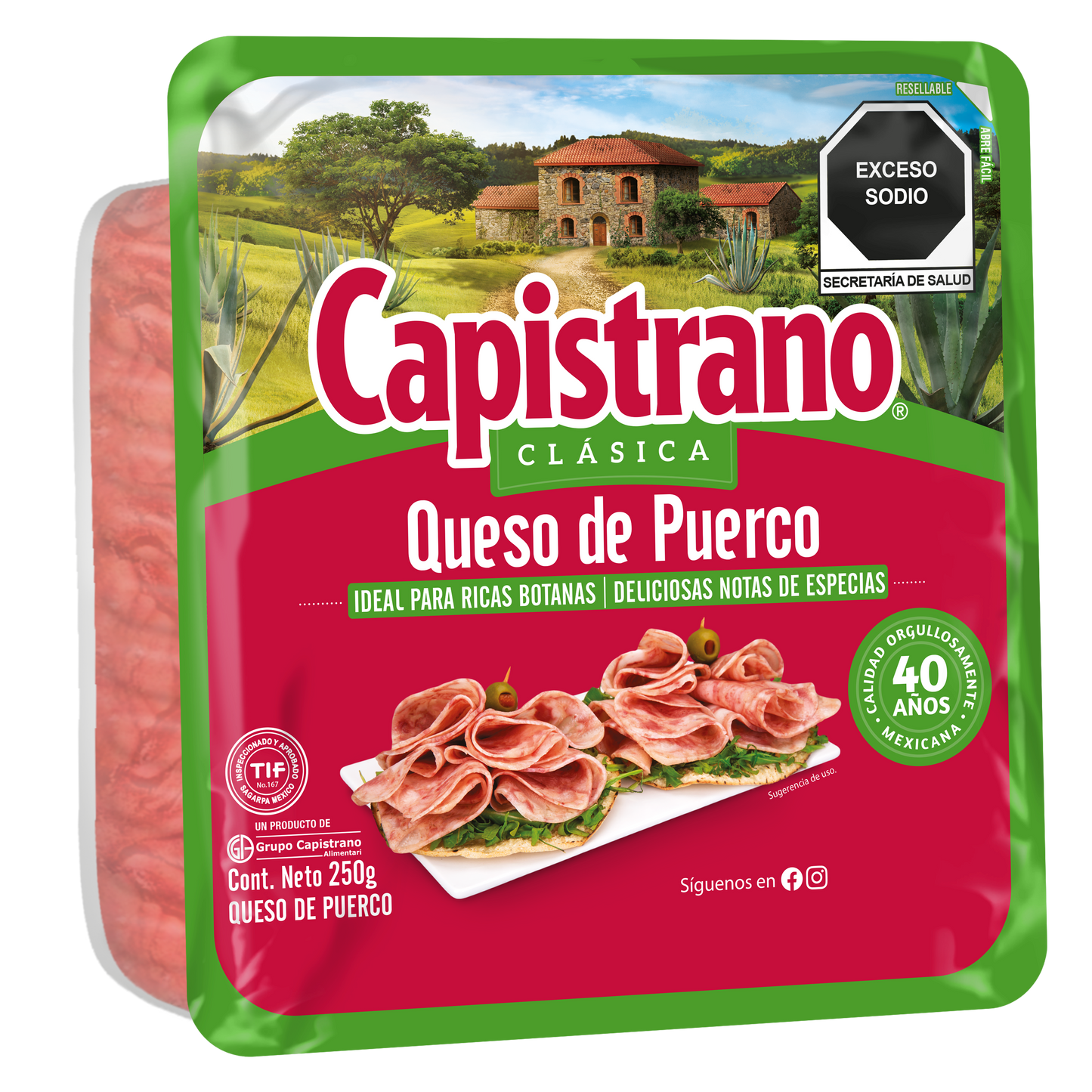 QUESO DE PUERCO CAPISTRANO 250GRS