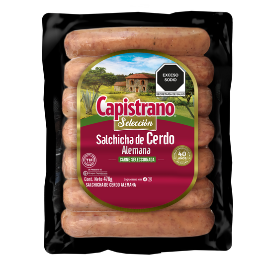 SALCHICHA ALEMANA CAPISTRANO 476GRS