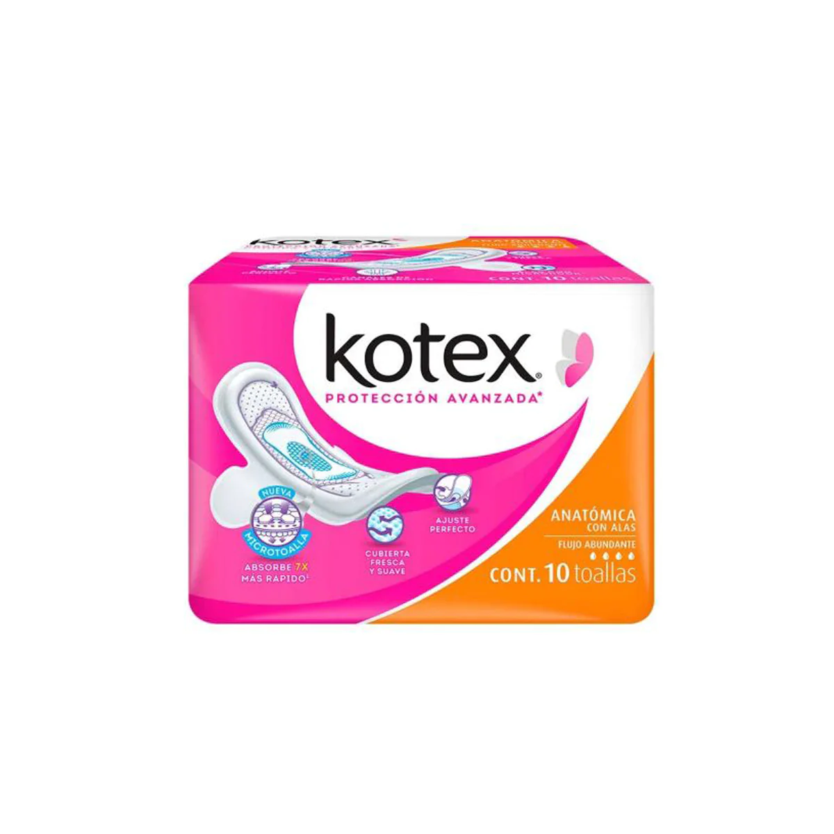 KOTEX CLAS.ANATO.C/A 10/10 PZA