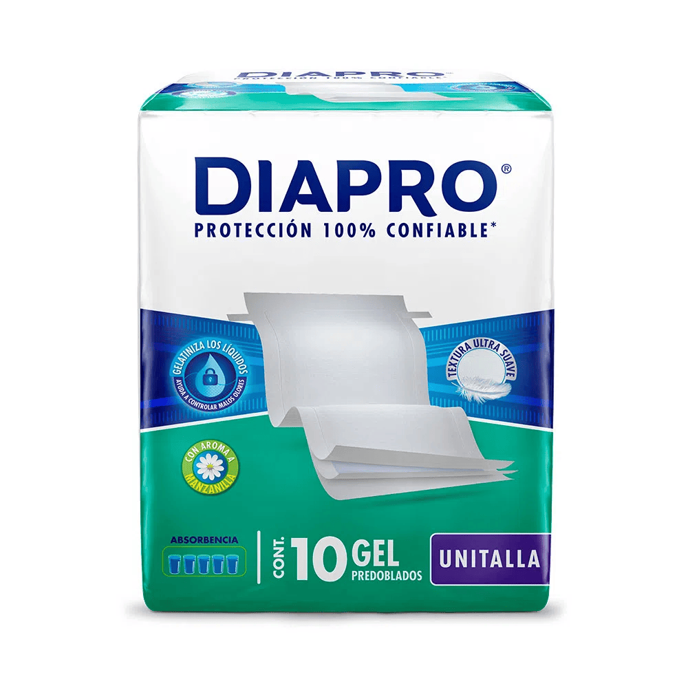 DIAPRO GEL PREDOBLADO 8/10 PZA