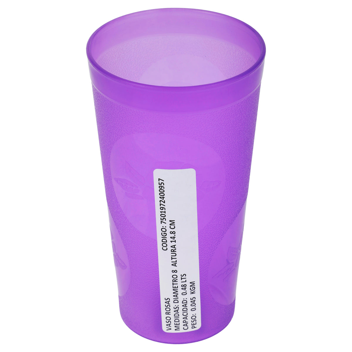 VASO ROSAS FERPLAST/300