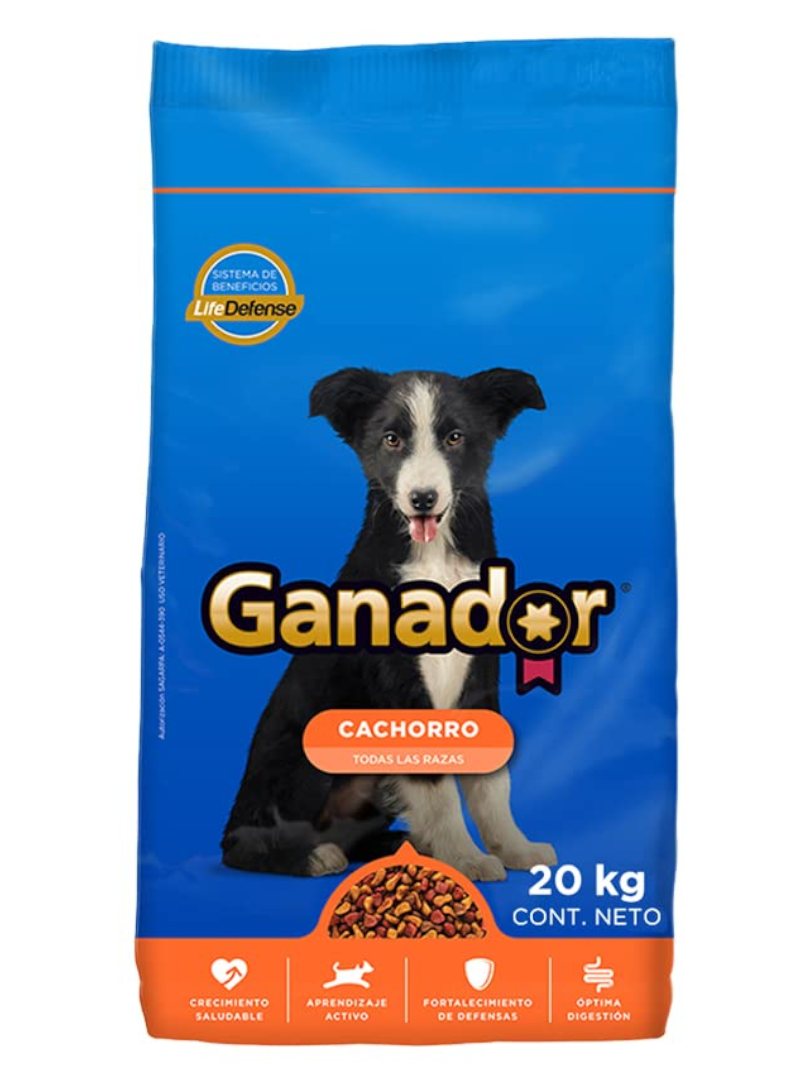 GANADOR CACHORRO 1/20 KG.