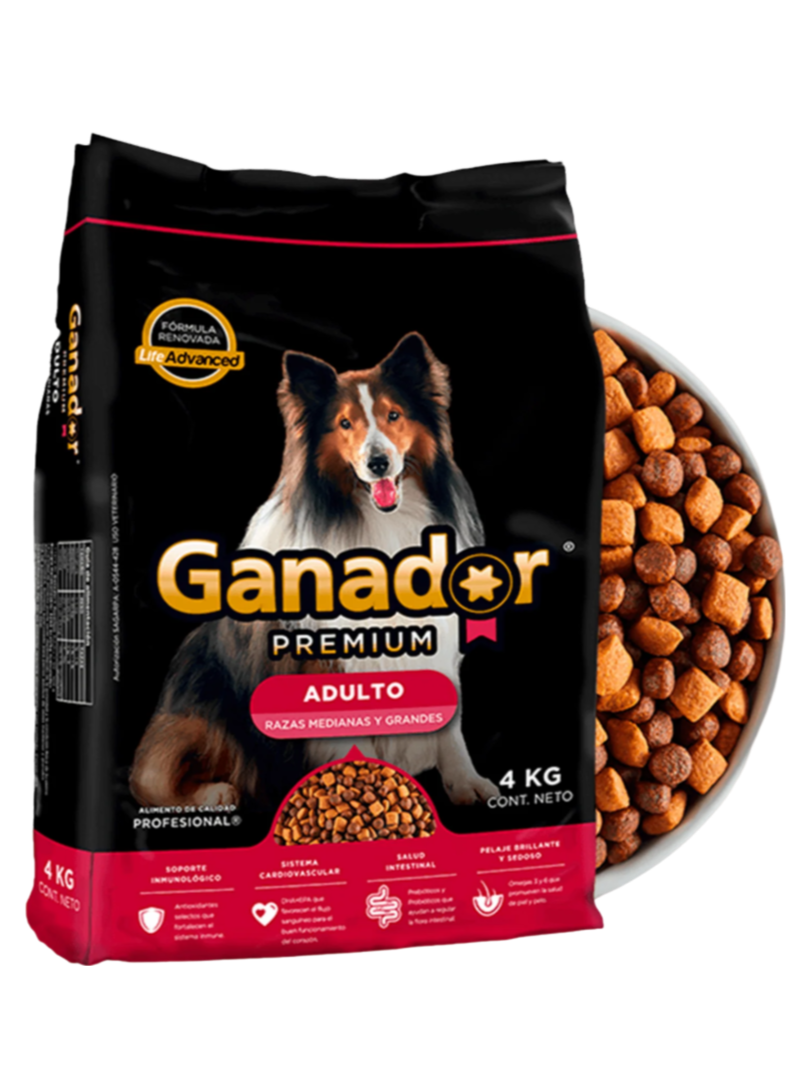 GANADOR PREMIUM ADULTO 5/4 KG.
