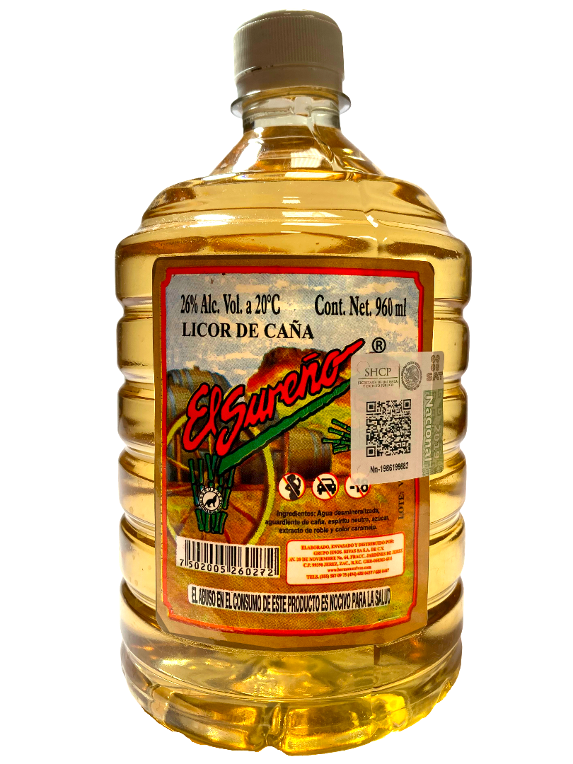 DEST.DE CANA EL SURENO 12/960ML