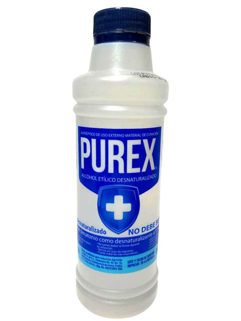 ALCOHOL PUREX DESN.36/250 ML