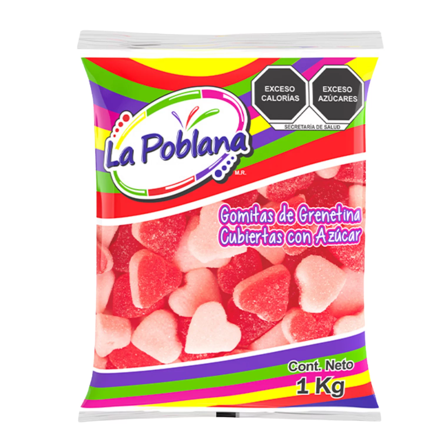 LA POBLANA GOMA CORAZON YOG 10/1KG