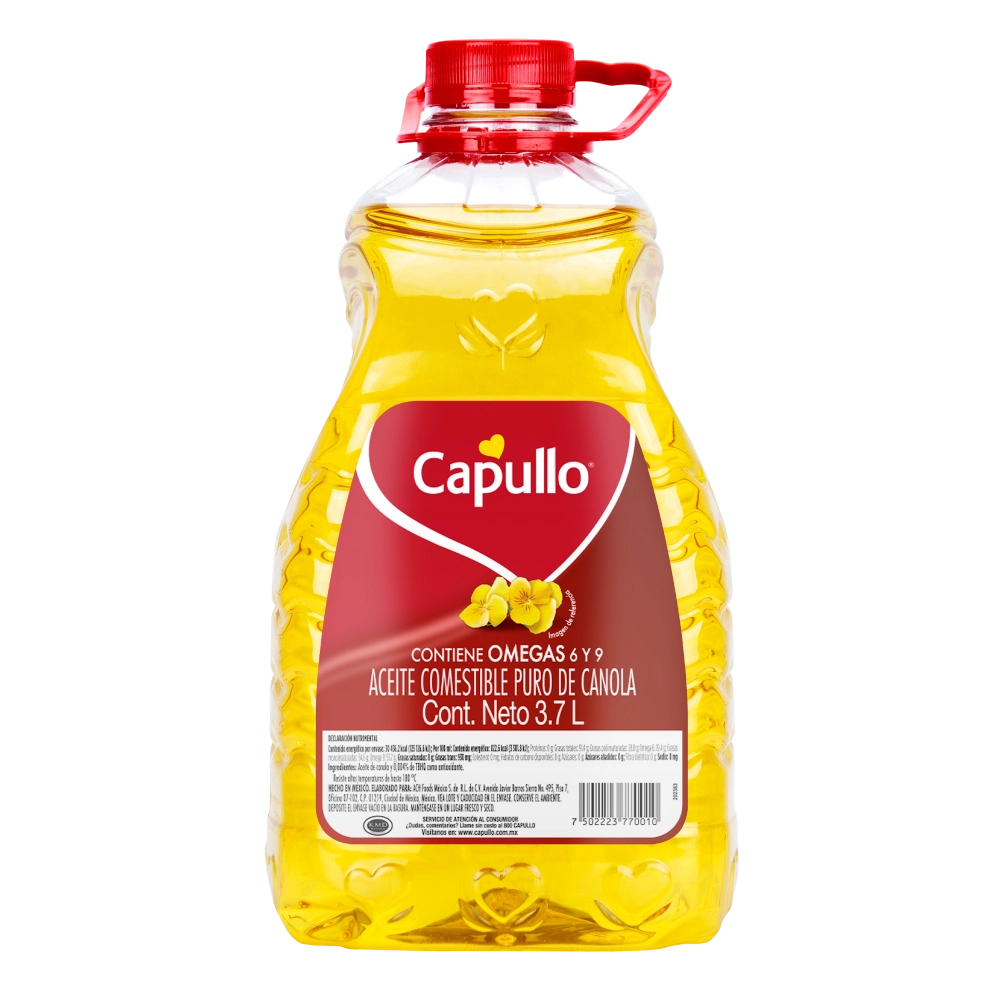 ACEITE CAPULLO CANOLA GARRAFA 4/3.7 LT