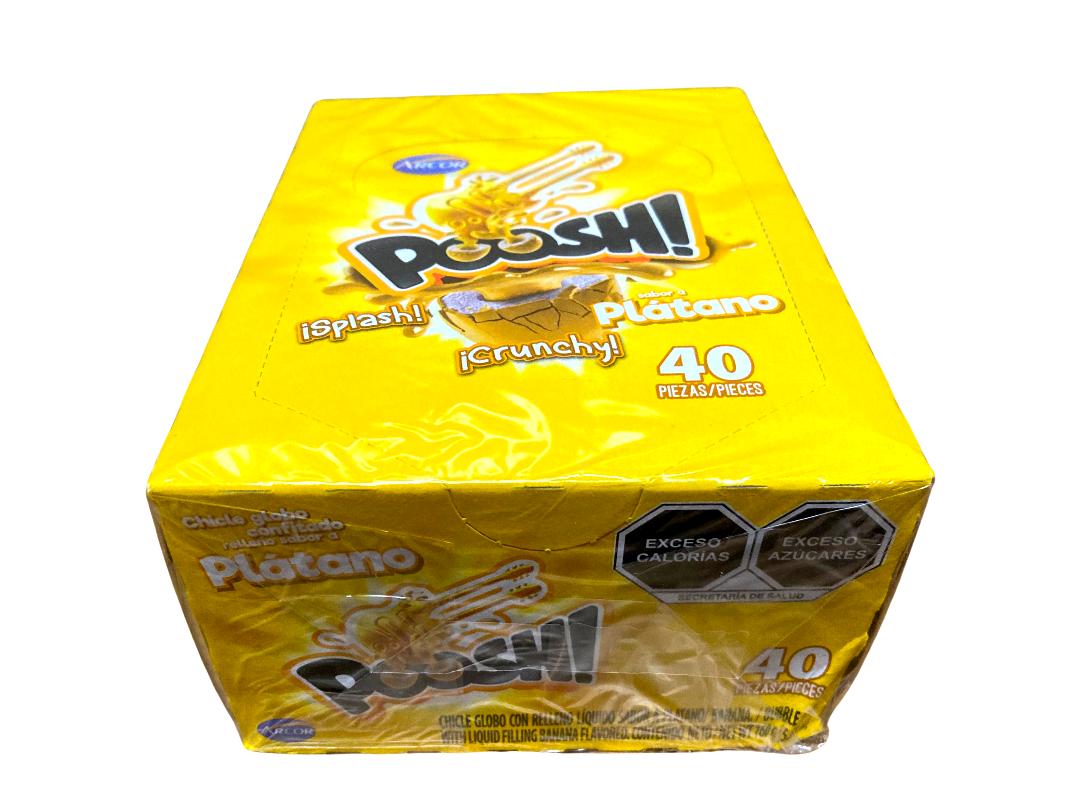 ARCOR POOSH PLATANO 18/40 PZ