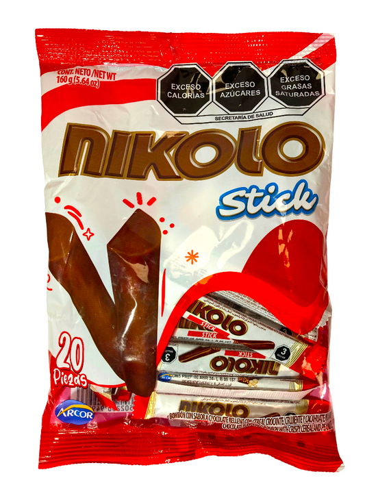 ARCOR NIKOLO STICK 20/20PZAS