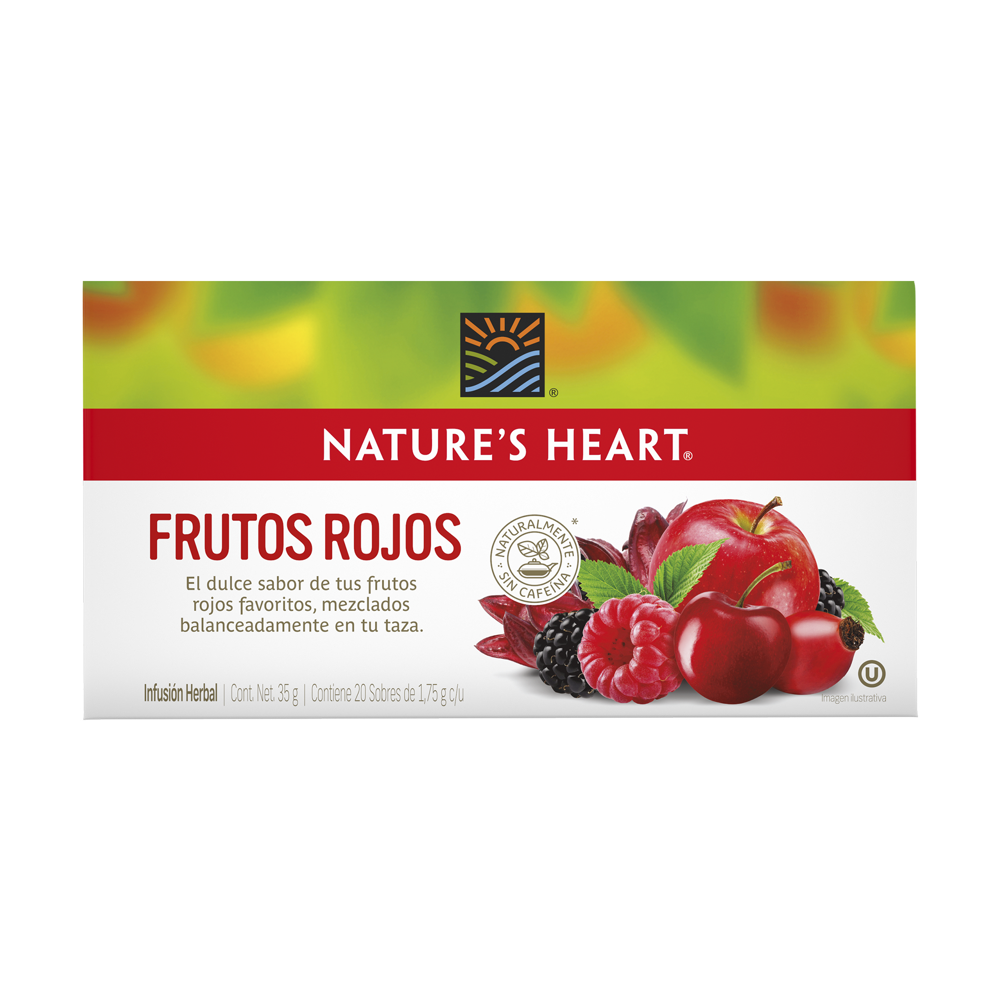 NATURE HEART TE FRUTOS ROJOS 6/20 SOB