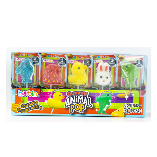 HUBIN GUMMY ANIMAL POP 16/30/11 GR