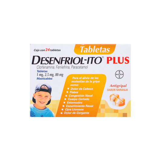 DESENFRIOLITO PLUS 162/24 TABS.