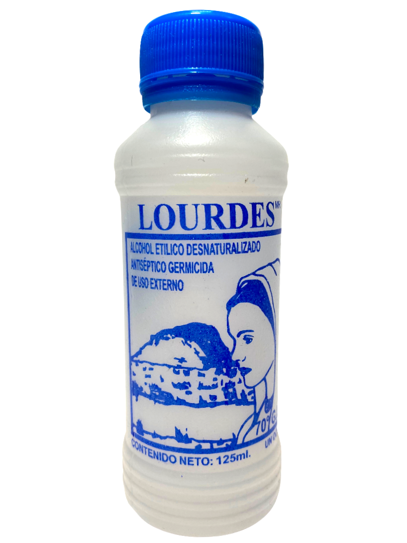 ALCOHOL LOURDES AZUL 48 125 ML – Servicio Comercial Garis