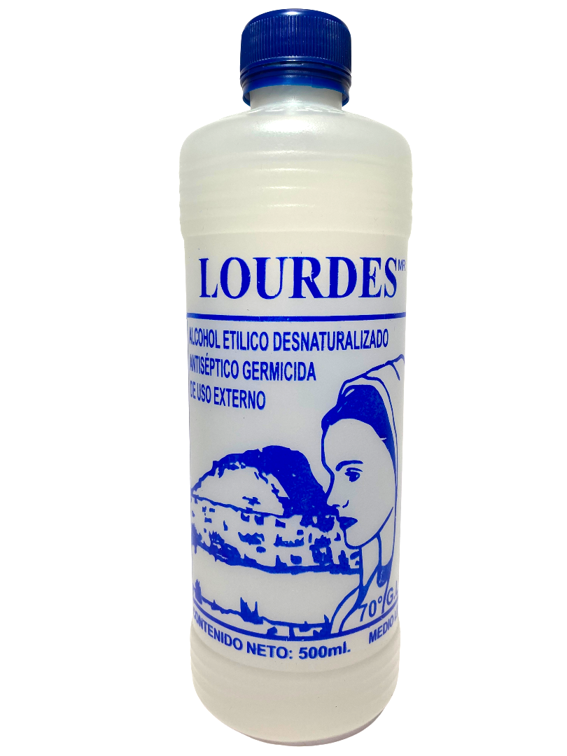 ALCOHOL LOURDES AZUL 24/500 ML