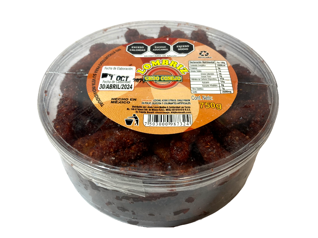 CHOOCONEJO LOMBRIZ 18/750 GR.