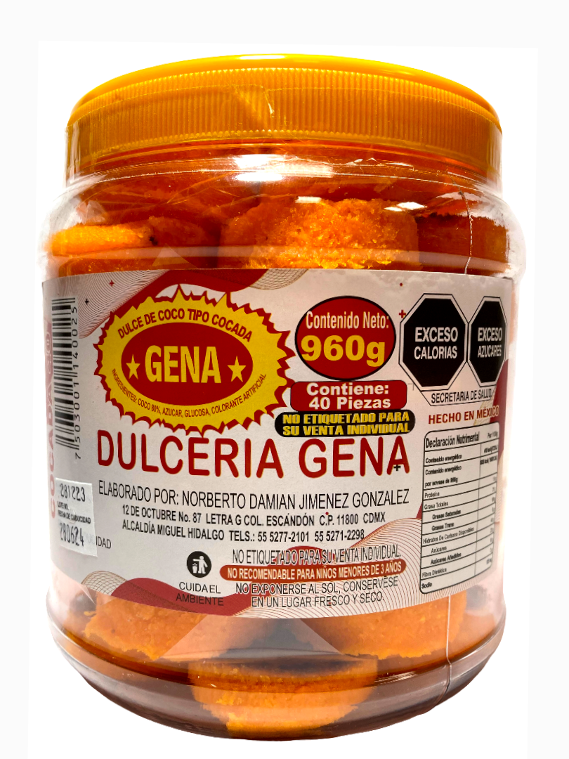 GENA COCADA CHICA 20/40 PZ