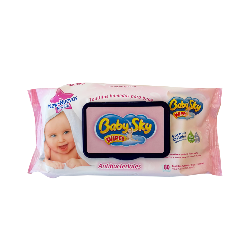 TOALLITAS HUM.BABY WIPES ROSA 12/8O