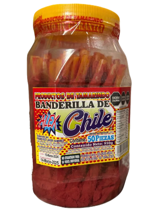 ALEX BANDERILLA CON CHILE 12/50PZAS