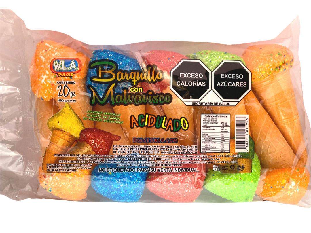 WLA BARQUILLO ACIDULADO 16/20/10 GR