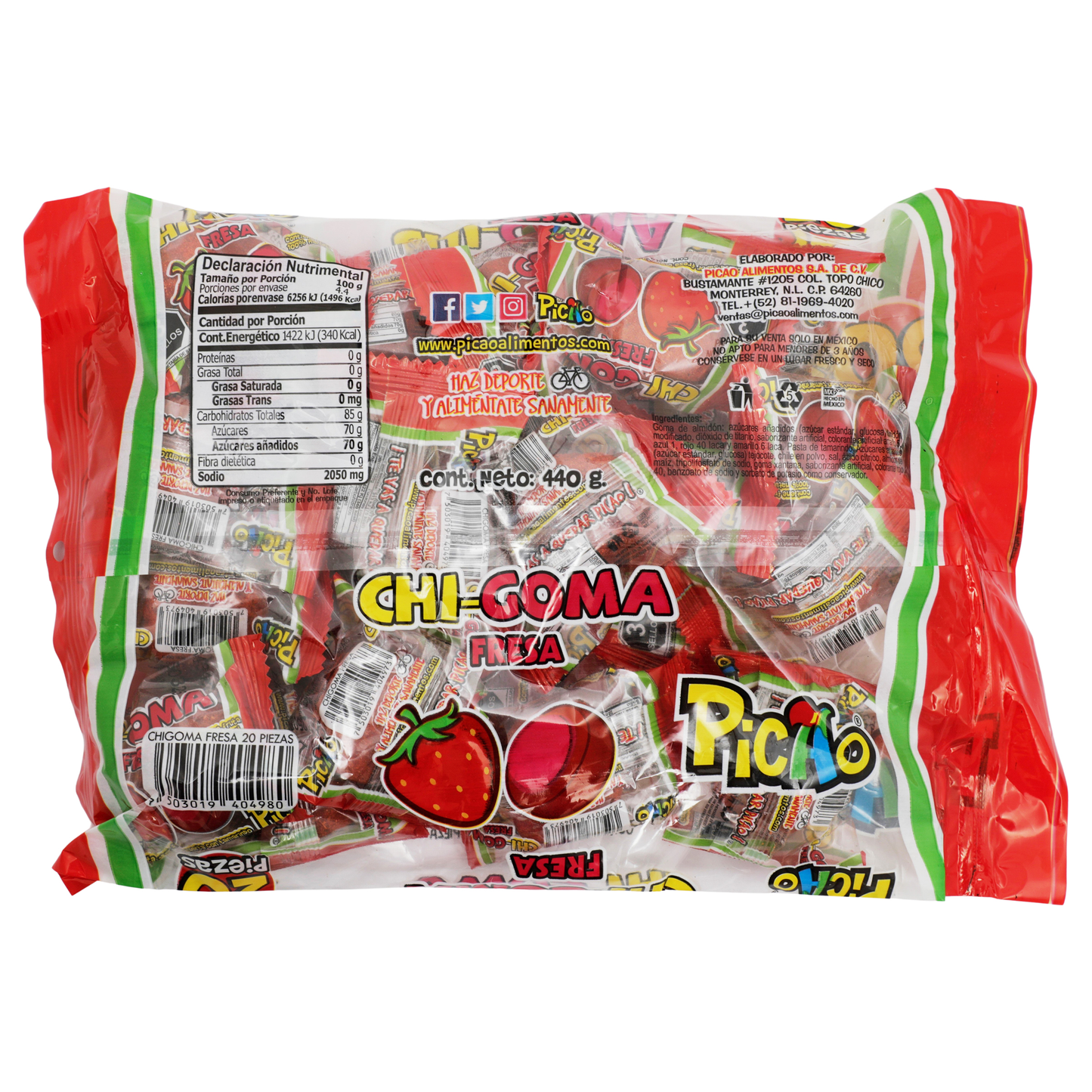 PICAO PICAO CHI GOMA FRESA  20 20 022 GR