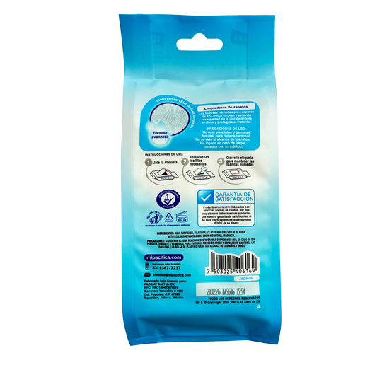 TOALLITAS HUM.ZAPATOS 12/10 PZA.