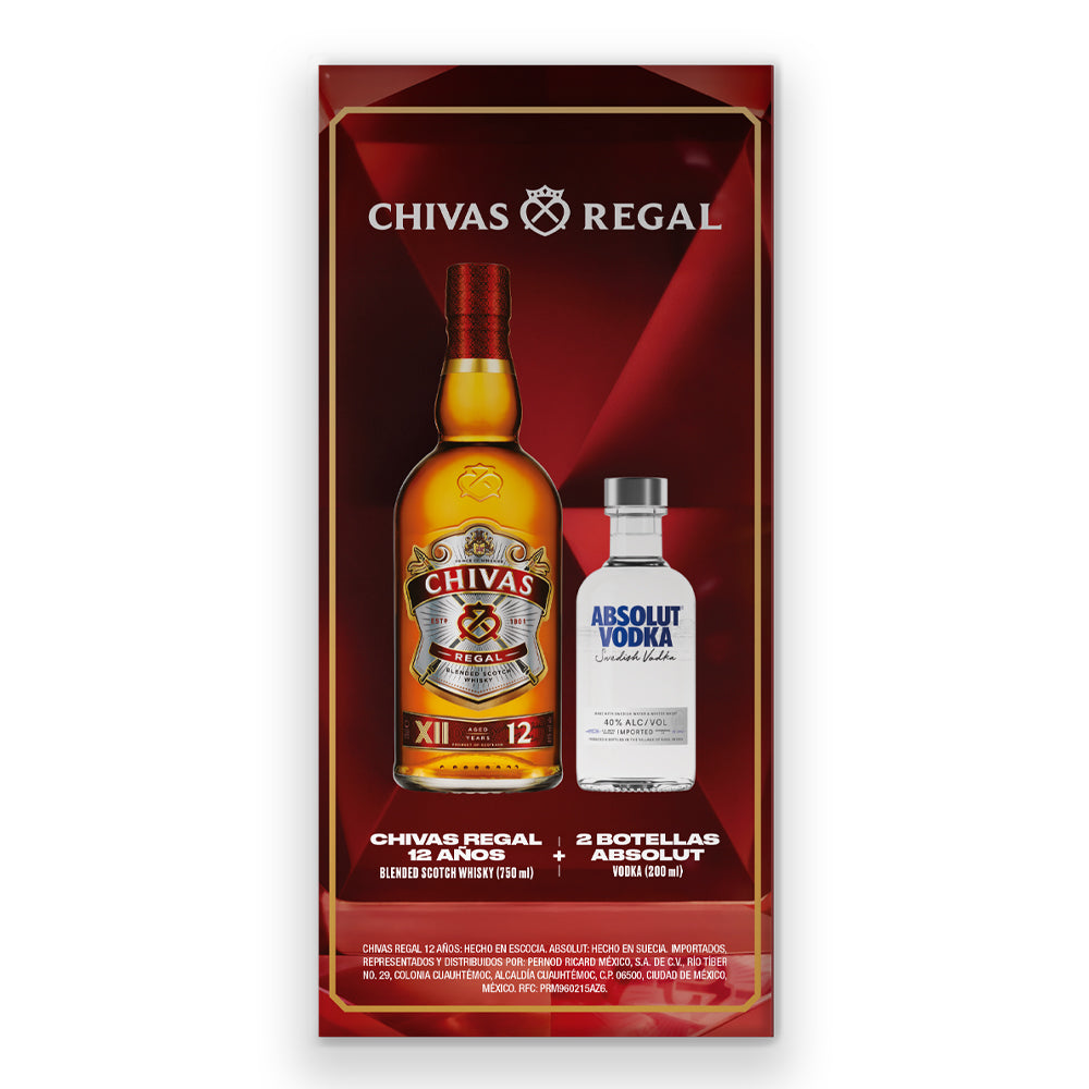 WHISKY CHIVAS 12Y ABS BL200 6/750 ML