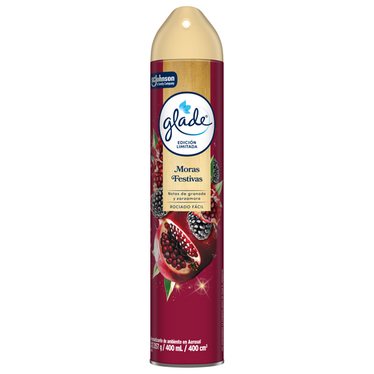 GLADE AERO MORAS FESTIVAS 12/400 ML