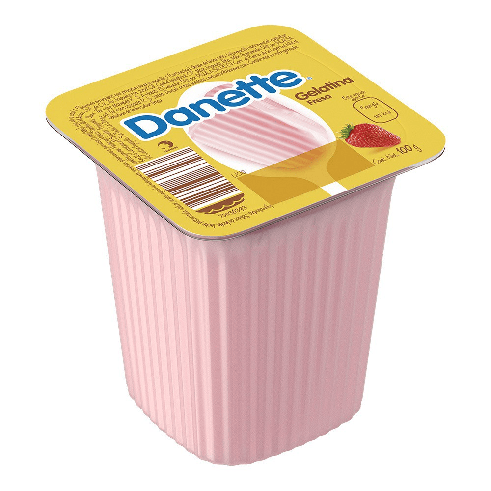 DANETTE GELATINA LECHE FRESA 48/100G