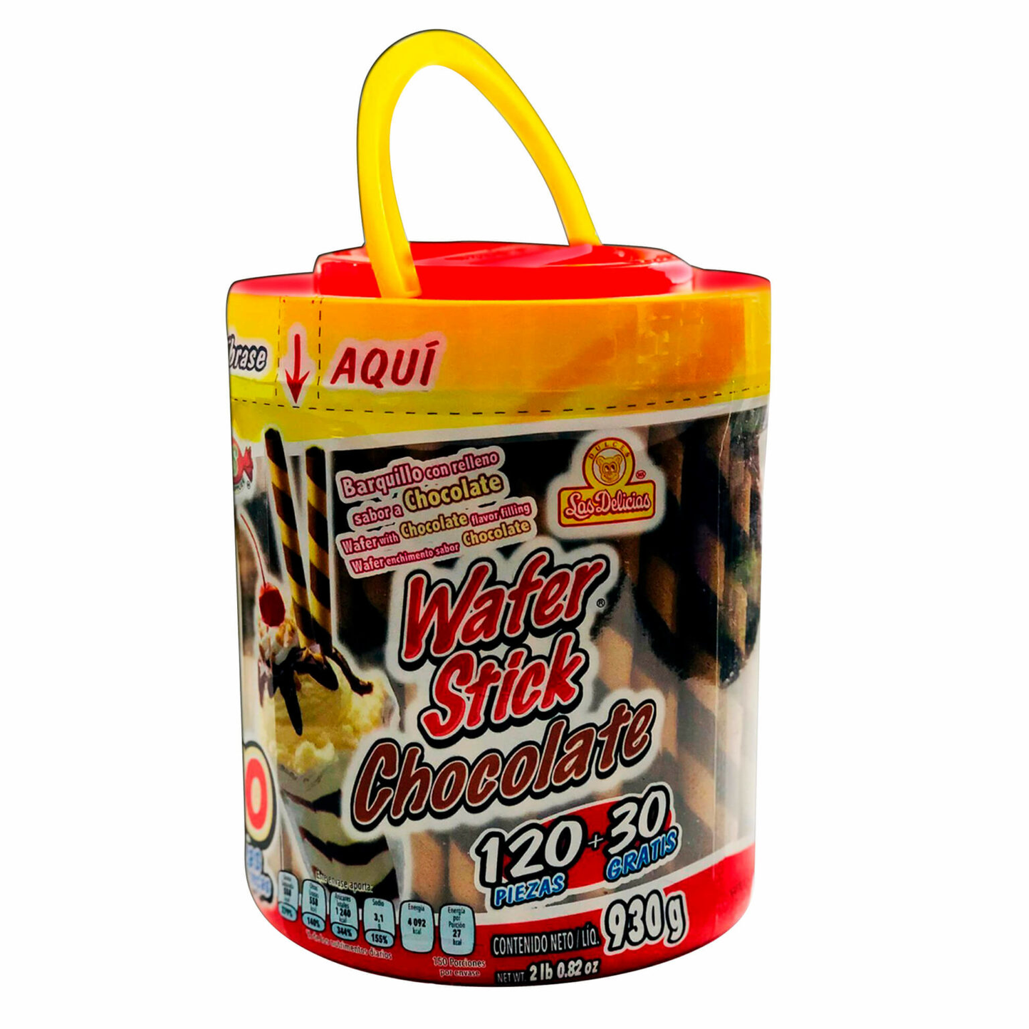 LAS DELIC WAFER STIK CHOCO 12/65 PZ