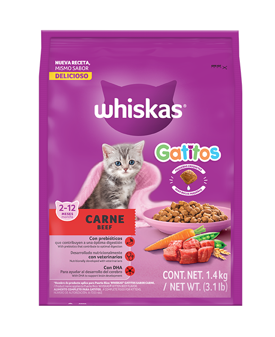 WHISKAS GATITOS   12/1.4 KGM