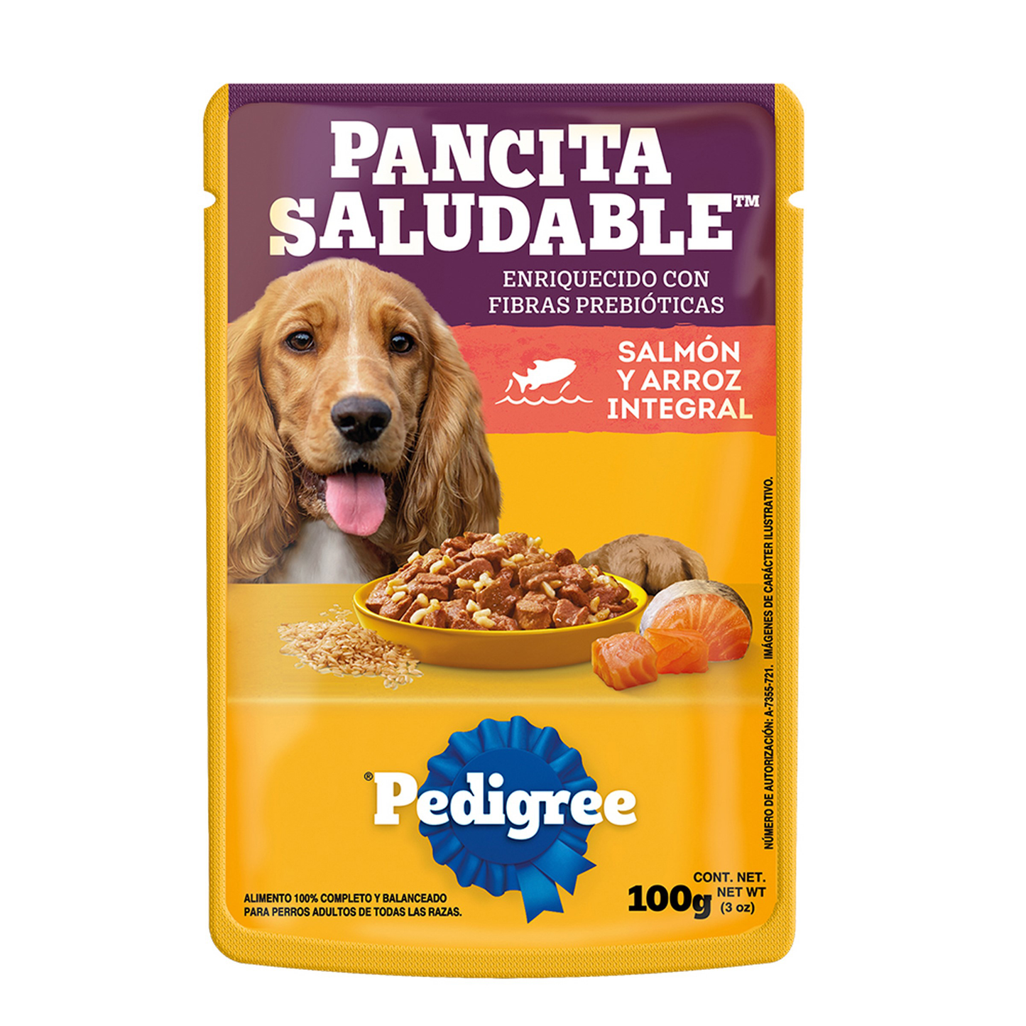 PEDIGREE POUCH PANCITA SALUD  12/100 GR