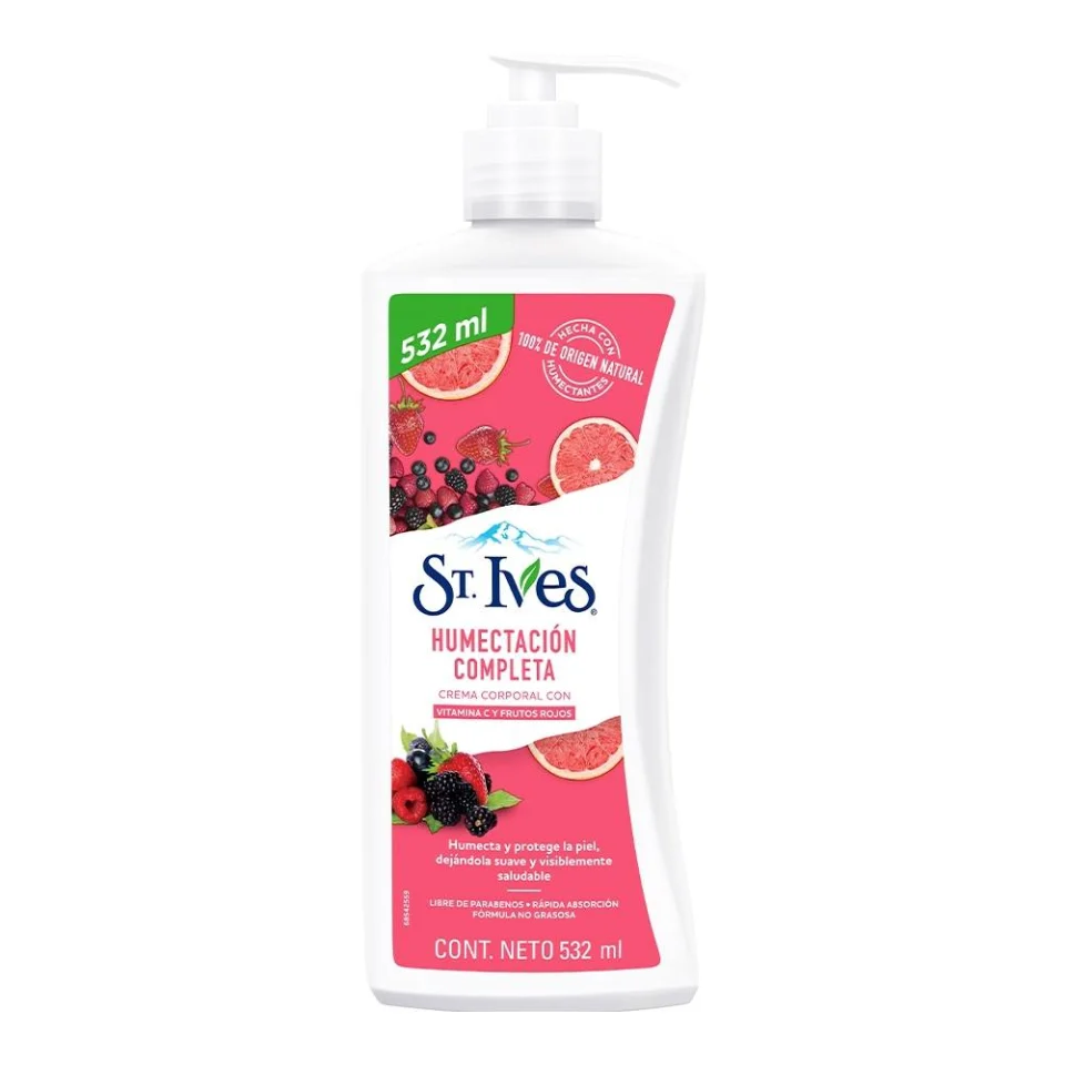 ST IVES 12/532ML CMA FRUTOS ROJOS