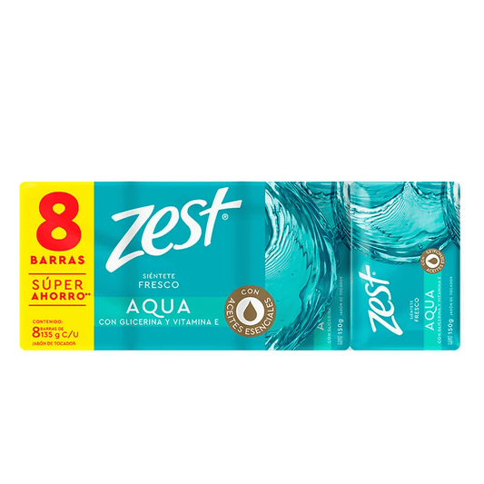 ZEST 8PACK AQUA 6/8/135 GR