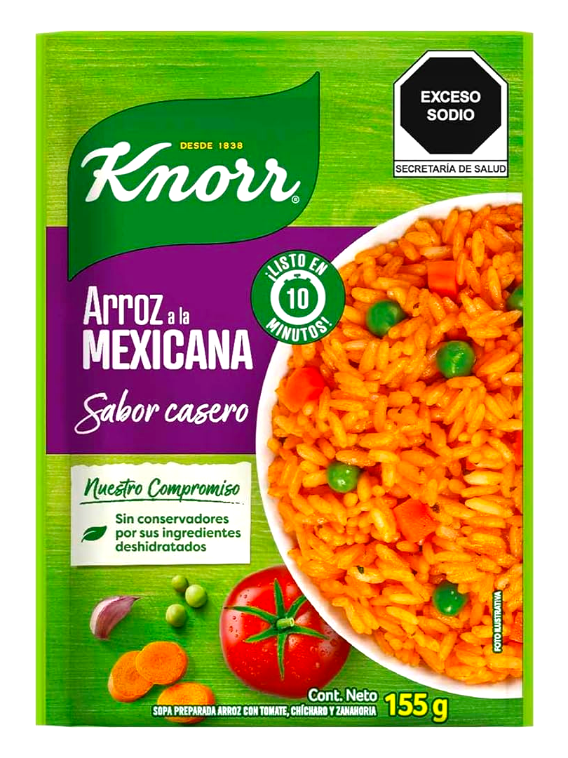 ARROZ KNORR MEXICANA 12/155 GR