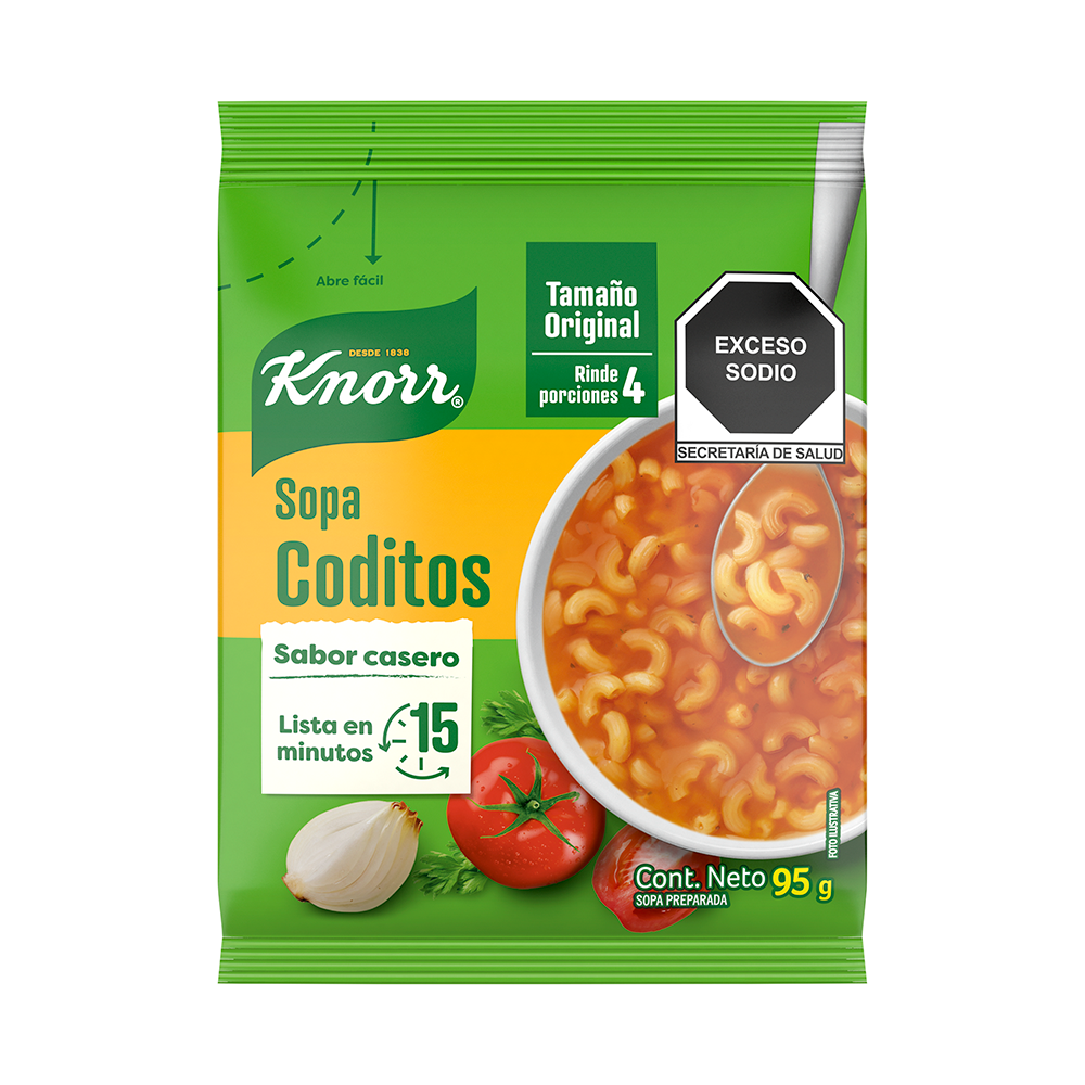 SOPAS KNORR SACHET CODITOS 12/95 GR