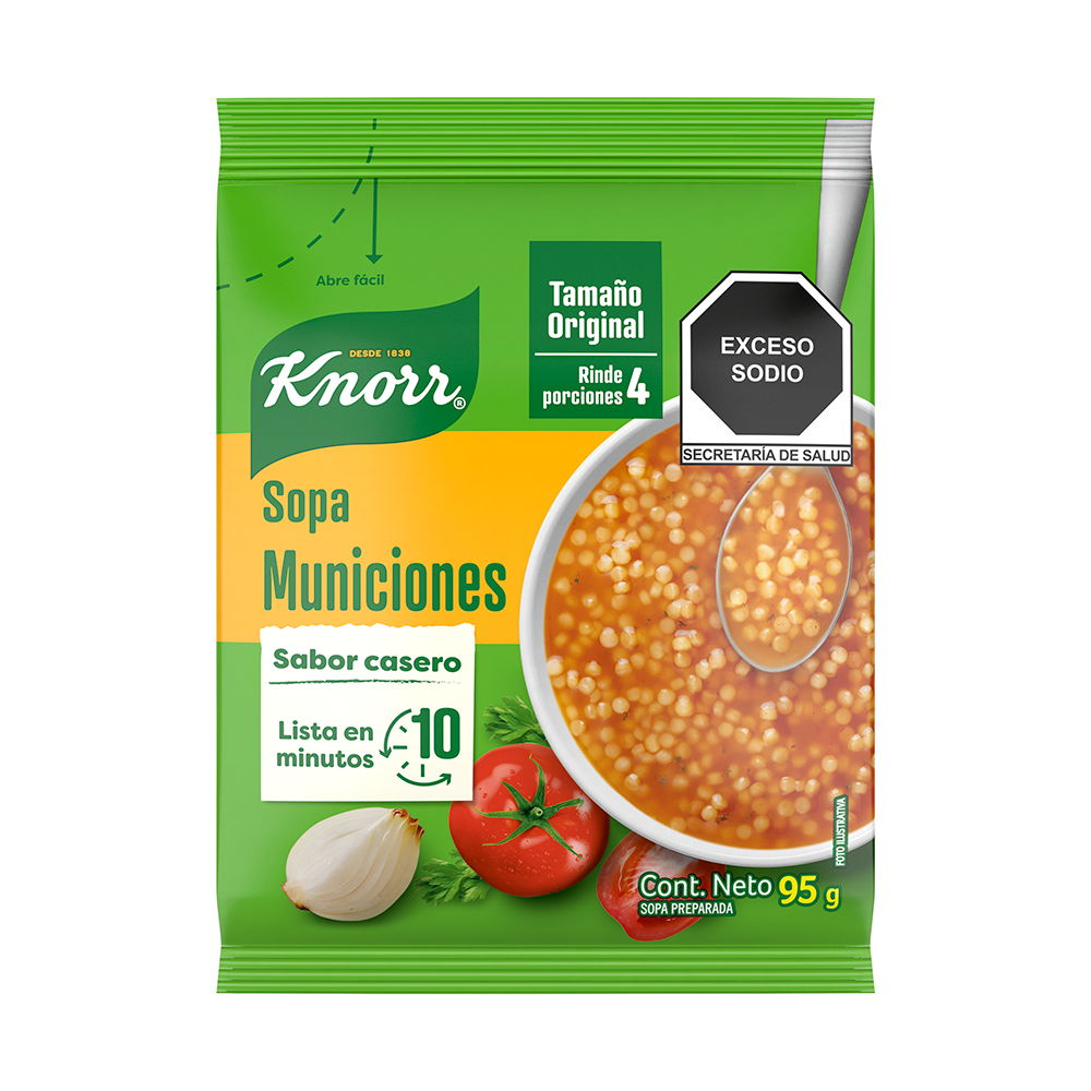 SOPAS KNORR SACHET MUNICIONES 12/95 GR