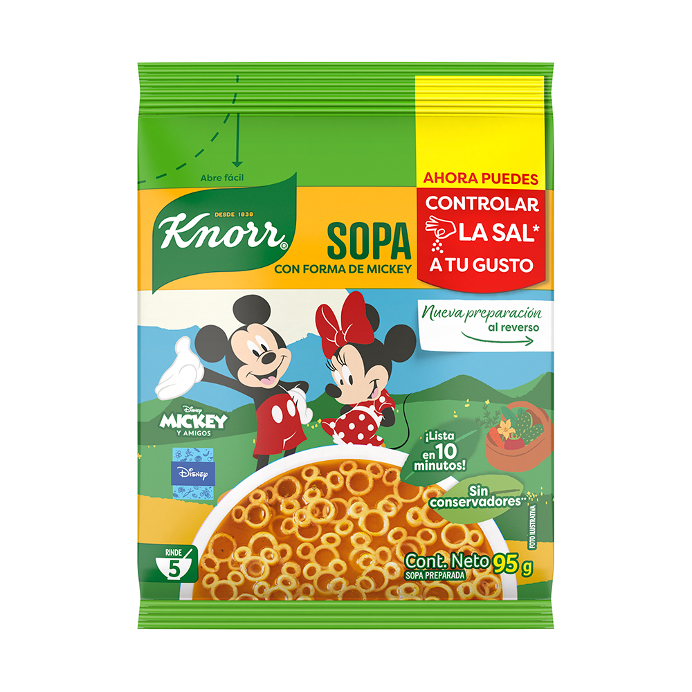 SOPAS KNORR SACHET MICKEY 12/95 GR