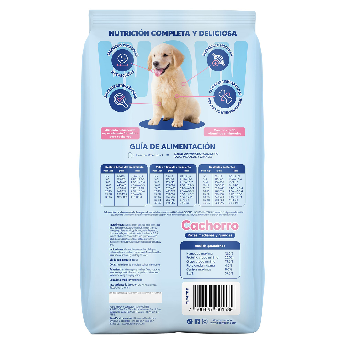 APAW PACHO CACHORRO R. MED GDE  1/20 KGM