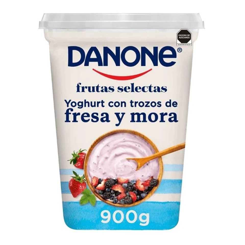 DANONE 8/900 GR FRESA MORA