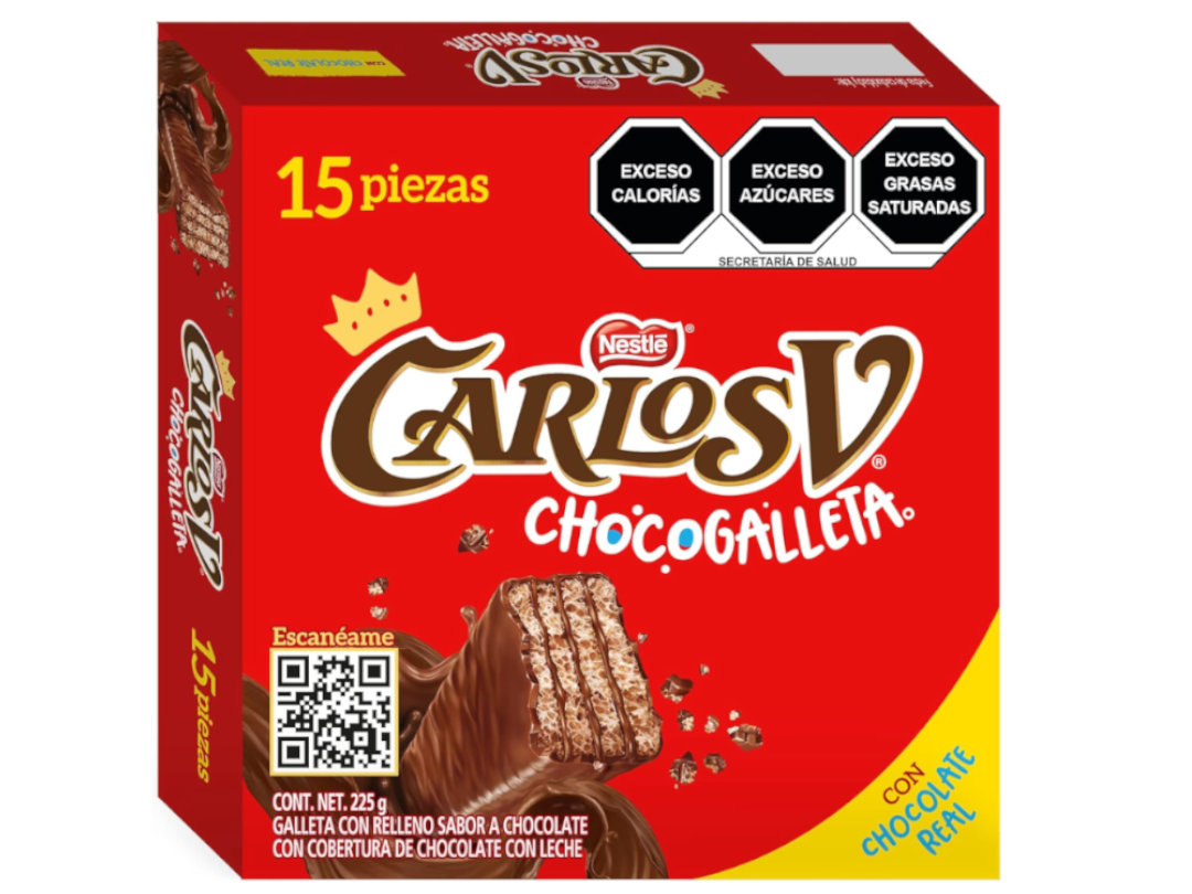 NESTLE CARLOS V CHOCOGALLETA 8/15/PZ