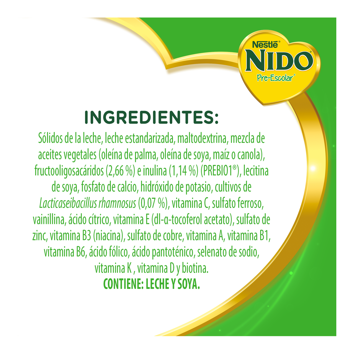 Alimento Para Niños de Corta Edad Nido Pre Escolar 2+ Lata 800g