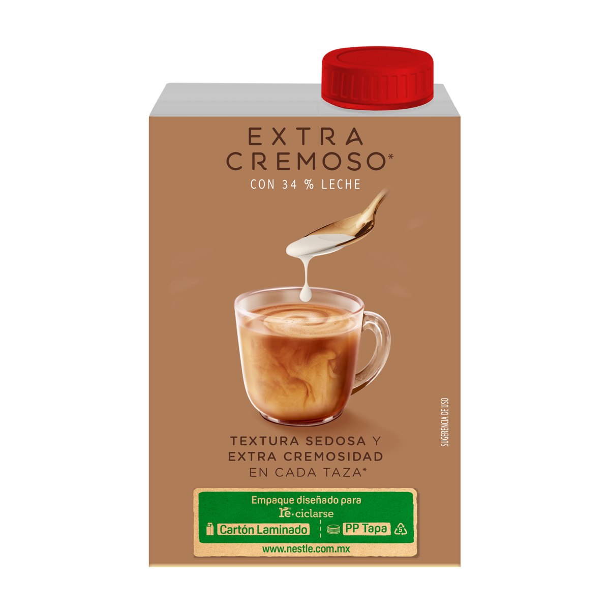 Sustituto de Crema para Café Coffee Mate Líquido Extra Cremoso 530g