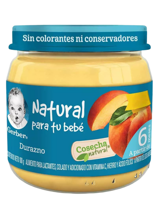 GERBER 2A ET 24/100GR DURAZNO