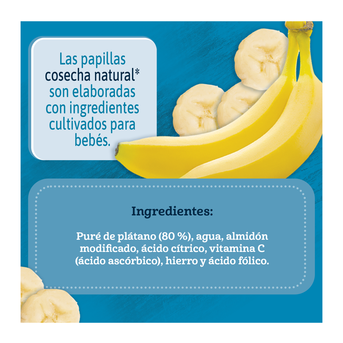 Papilla Gerber Cosecha Natural Plátano 100g