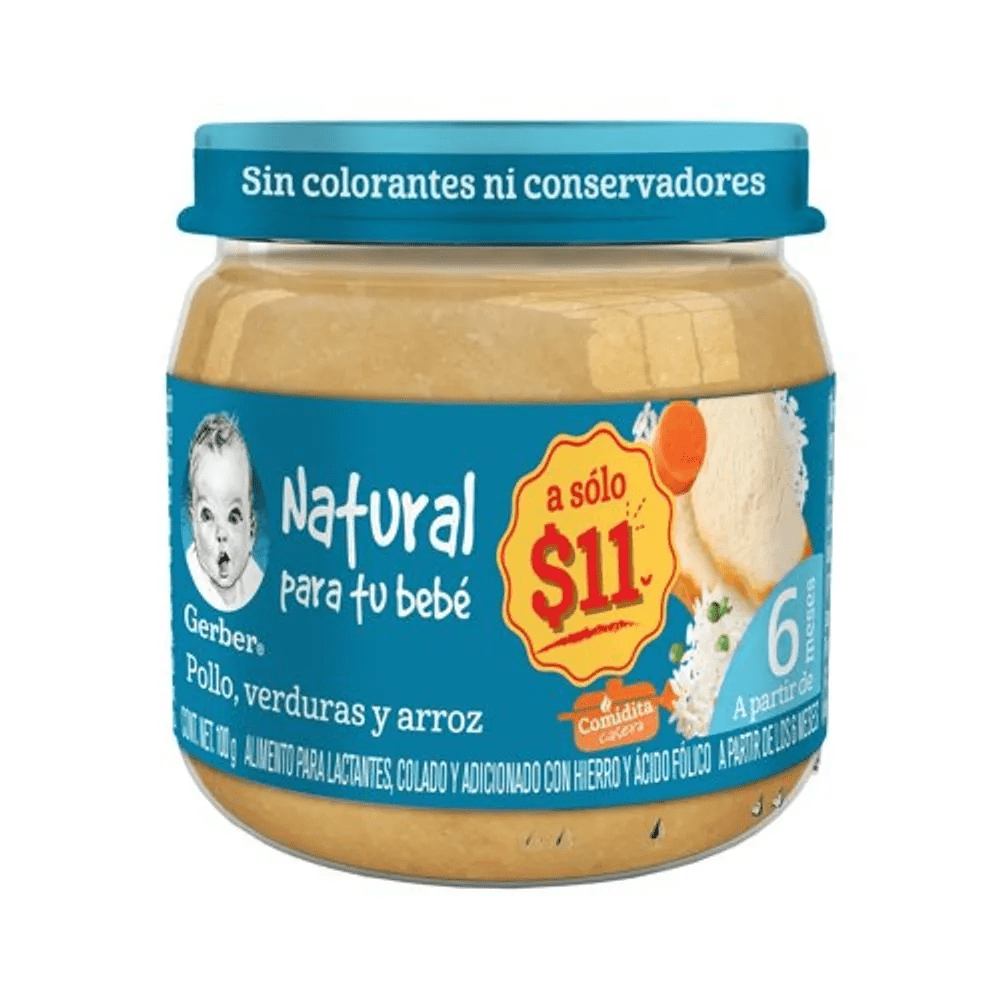 GERBER 2A ET 24/100GR POLLO/ARROZ