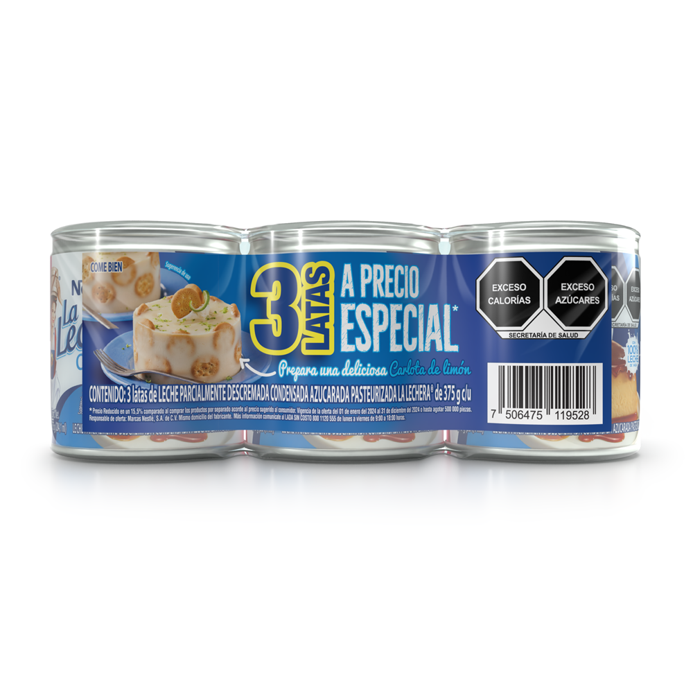 LECHERA TRIPACK 8/3/375 ML