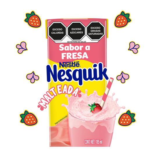 NESQUIK RTD MALTEADA FRESA 27/185ML